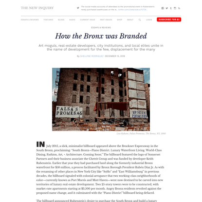How the Bronx was Branded – The New Inquiry