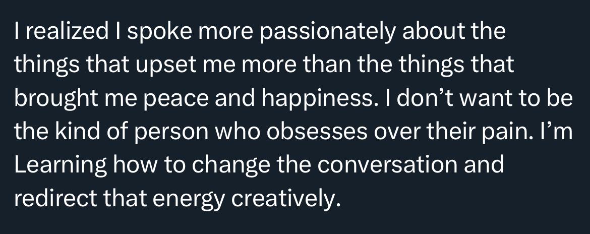 to speak kindly to myself &amp; focus on what brings me peace and happiness