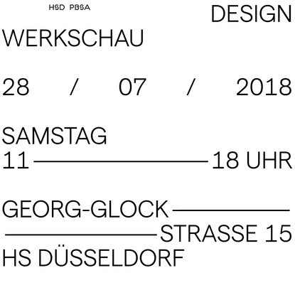 Werkschau 2018 HSD