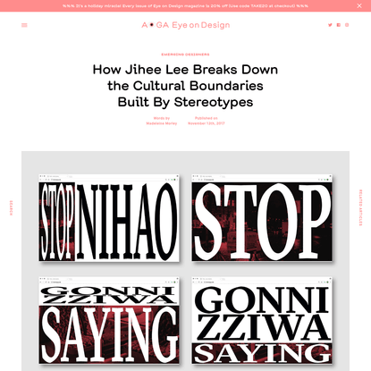How Jihee Lee Breaks Down the Cultural Boundaries Built By Stereotypes