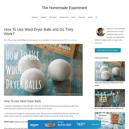 How To Use Wool Dryer Balls and Do They Work?