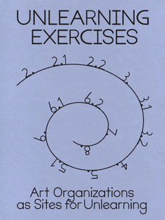 Unlearning Exercises Art Organizations as Sites for Unlearning