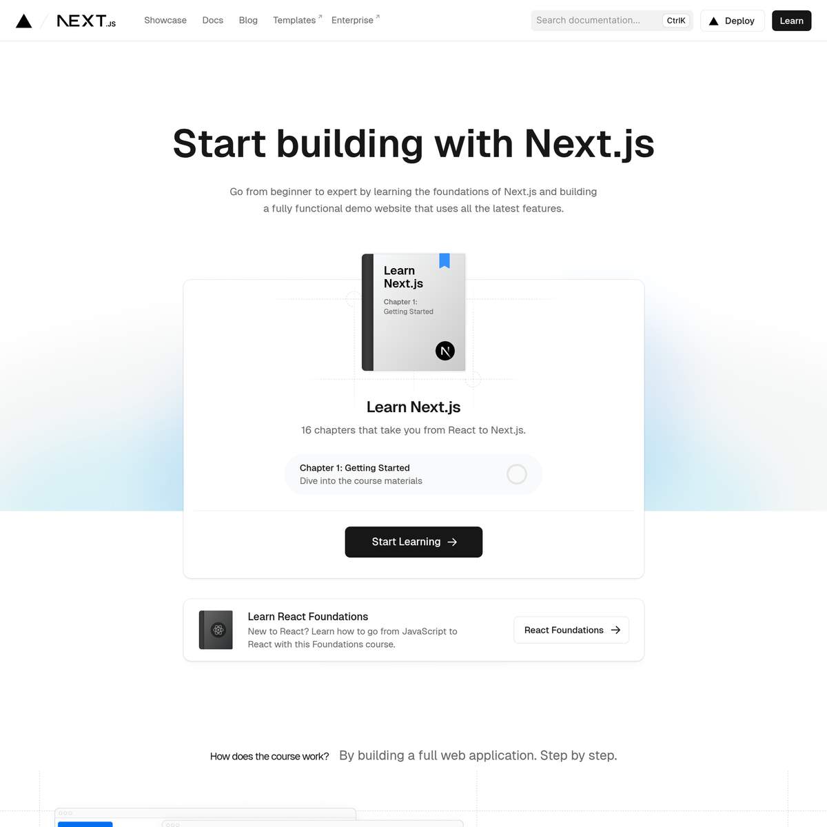 Learn Next.js | Next.js by Vercel - The React Framework