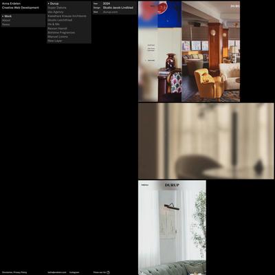 Anna Erdelen, Creative Web Development
