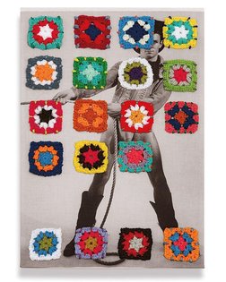 for JW ANDERSON #fw17 CAMPAIGN we embroidered with crochet pieces a canvas printed with a vintage photograph from his person...