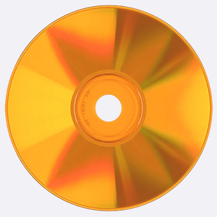 Blank 12cm orange base CD-Rs (700MB) with labels and wallets
