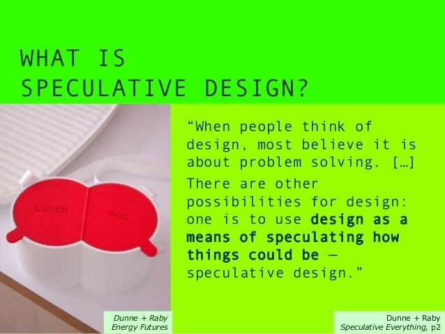 What is Speculative Design?