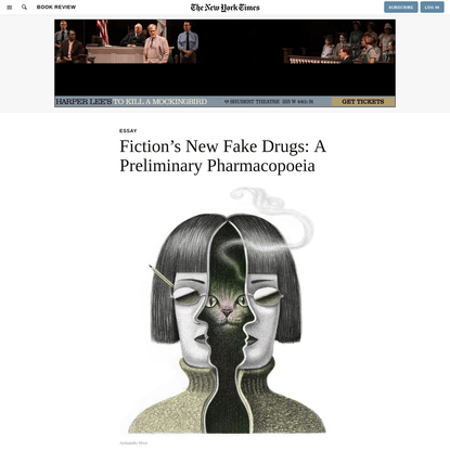 Fiction’s New Fake Drugs: A Preliminary Pharmacopoeia - The New York Times