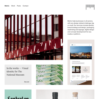 Homepage - Metric (en)
