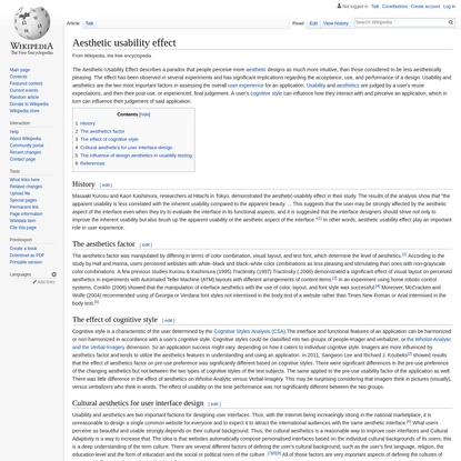 Aesthetic usability effect - Wikipedia