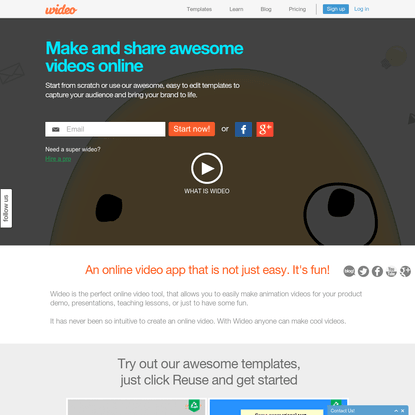 Wideo - Make animated online videos free