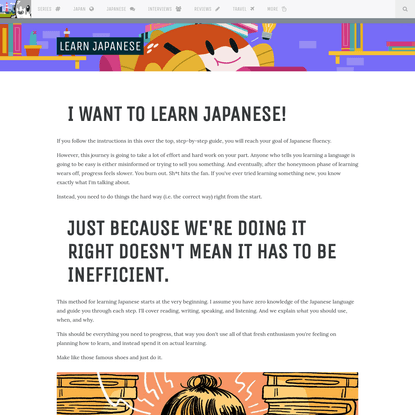 Learn Japanese: A Ridiculously Detailed Guide