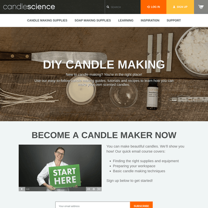 Learn Candle Making