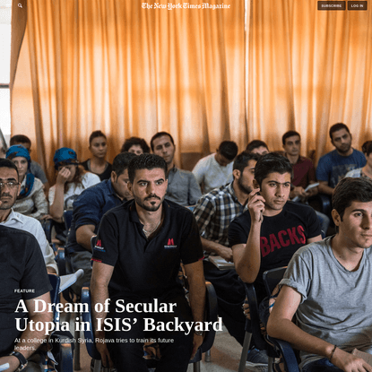 A Dream of Secular Utopia in ISIS' Backyard