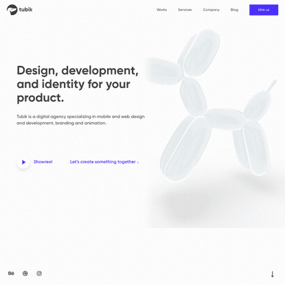 Design, development, and identity for your product