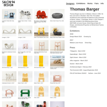 Thomas Barger - Salon 94 Design