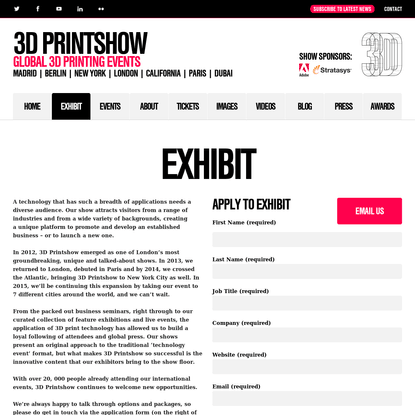 Exhibit : 3D Printshow