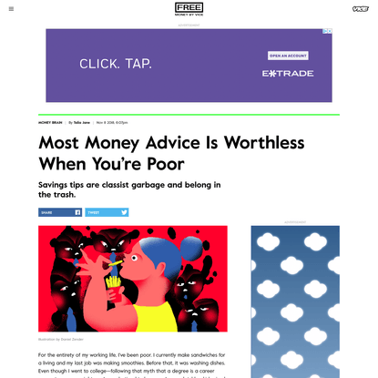 Most Money Advice is Not Helpful at All for Poor People