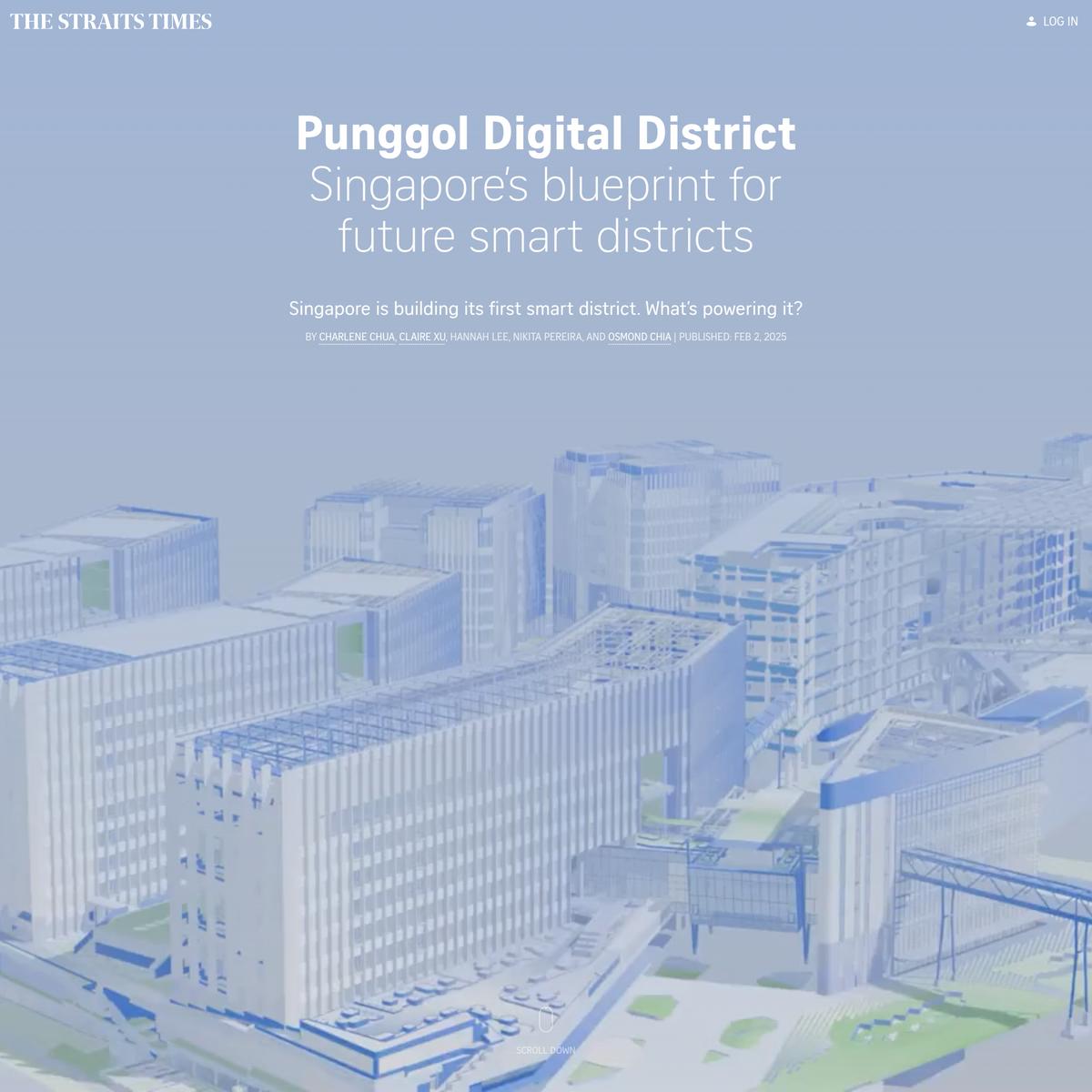 Punggol Digital District, Singapore’s blueprint for future smart districts | The Straits Times