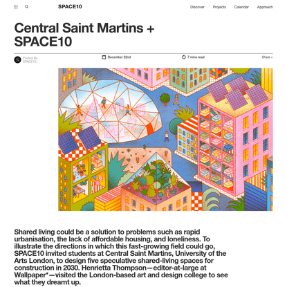 Central Saint Martins + SPACE10 - SPACE10