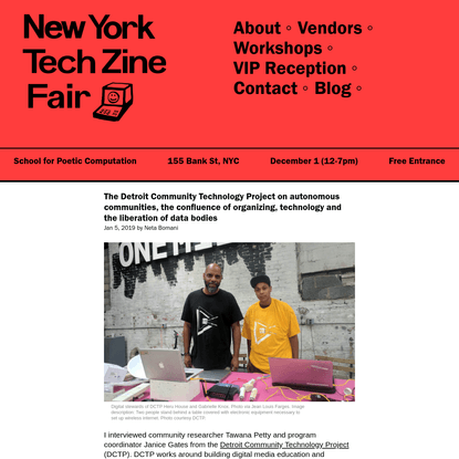 New York Tech Zine Fair