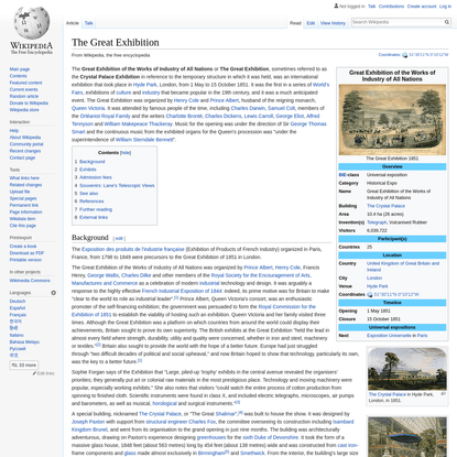 The Great Exhibition - Wikipedia
