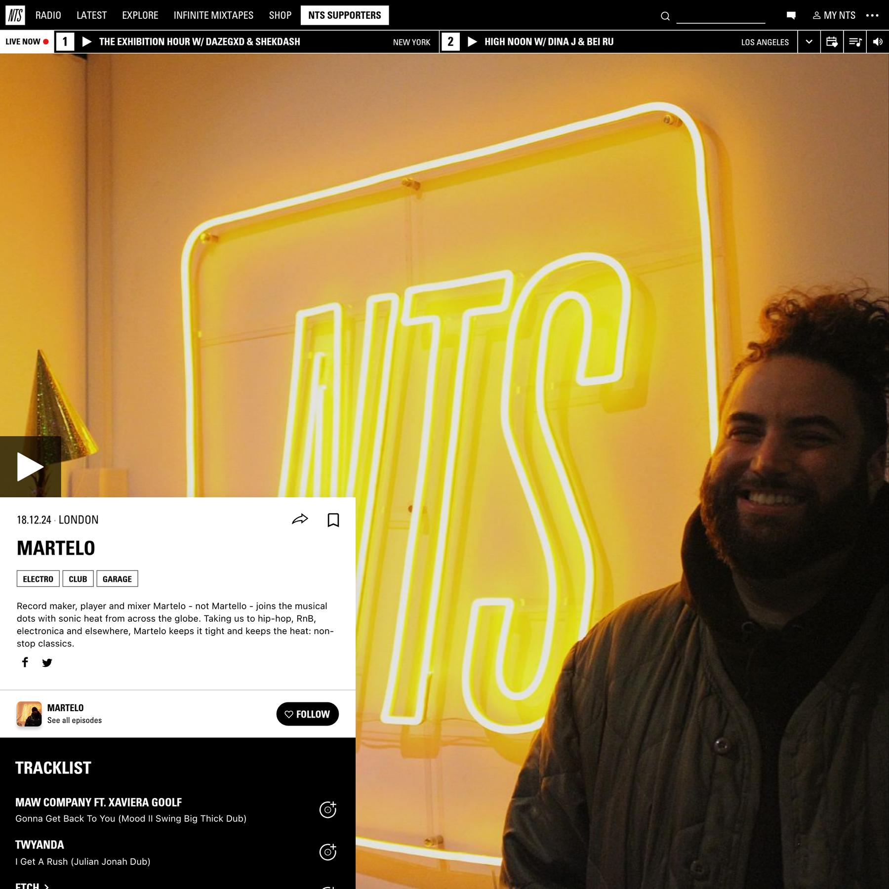 Martelo 18th December 2024