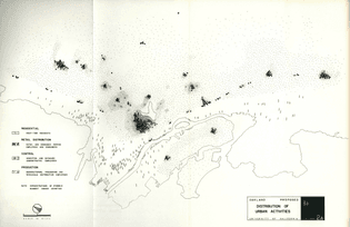 Oakland Proposed Distribution of Urban Activities (1958)