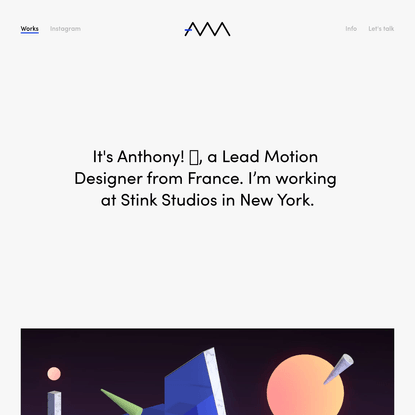 Anthony Méric ─ Lead Motion Designer