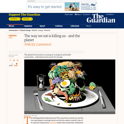 The way we eat is killing us - and the planet | Felicity Lawrence