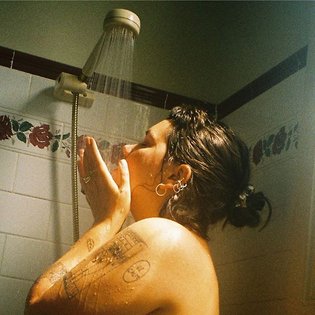 Self portrait in the shower (35mm film) 🚿 Maybe I'll start a series of artwork on how much I love my shower 💦