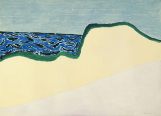 Milton Avery, Dunes and Sea II, 1960