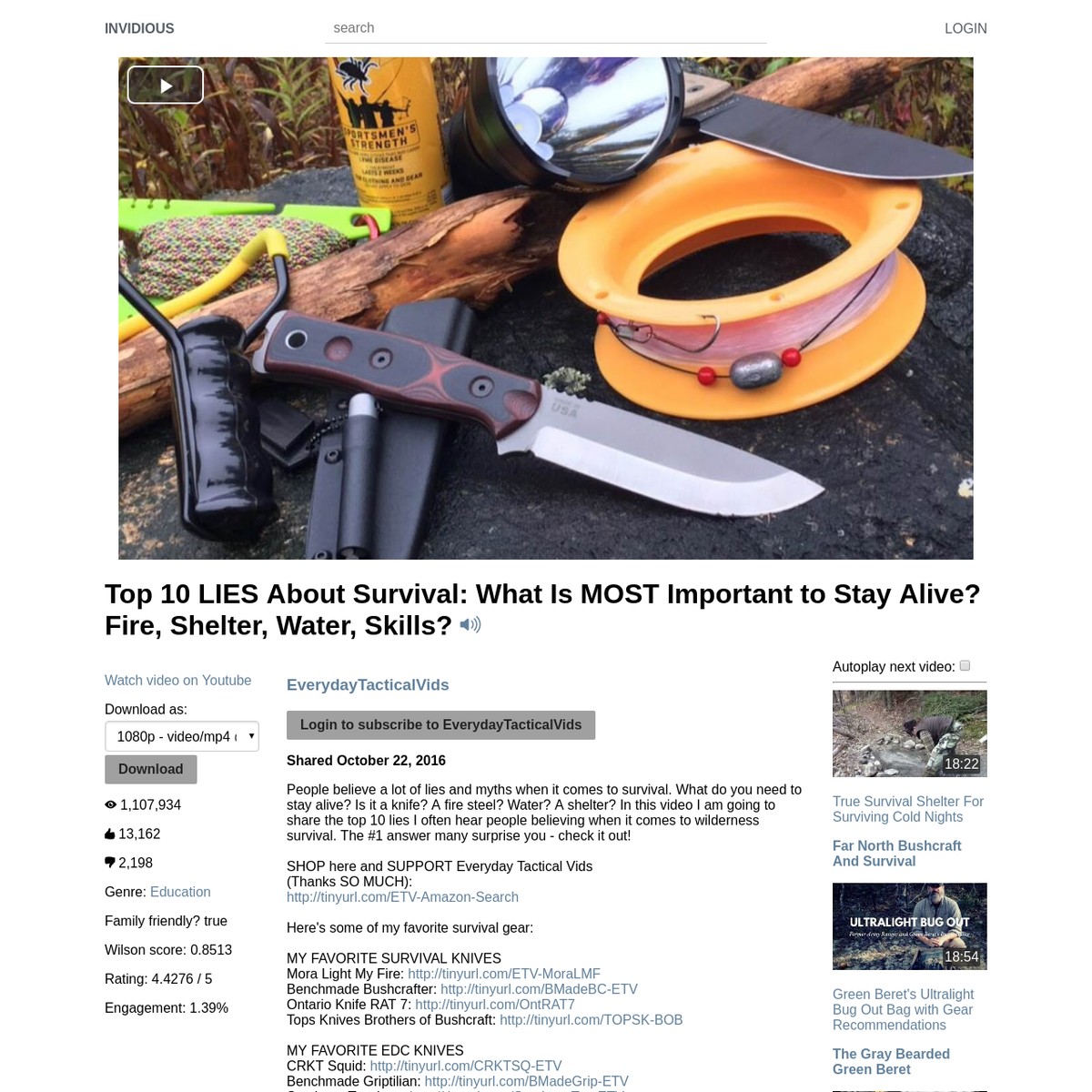 Top 10 LIES About Survival What Is MOST Important to Stay Alive? Fire