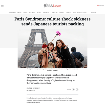 Paris Syndrome: culture shock sickness sends Japanese tourists packing