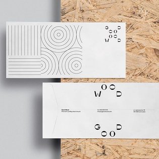 Beautiful identity designed for Good Wood, a manufacturer of wooden floors, created by @danilenko_jr Dziubek in Poland.