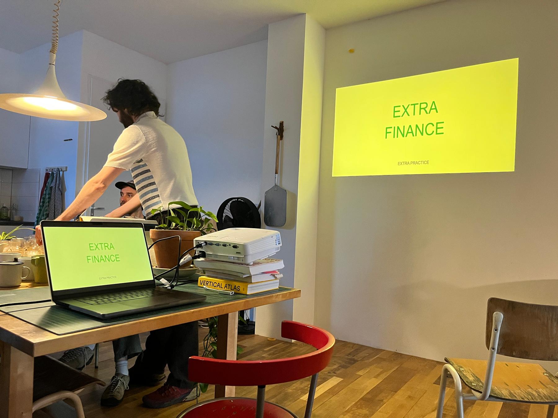 Preparing to present Extra Finance