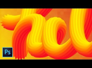 More Advanced 3D Typography Effects PART 2 Photoshop CC (How to Create Awesome Text w/ Mixer Brush)
