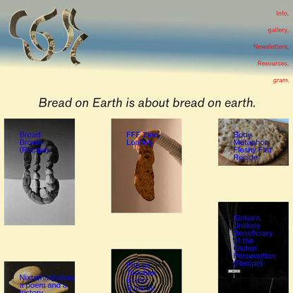 Bread on Earth