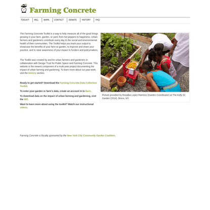 Farming Concrete - Measuring the good things in community gardens