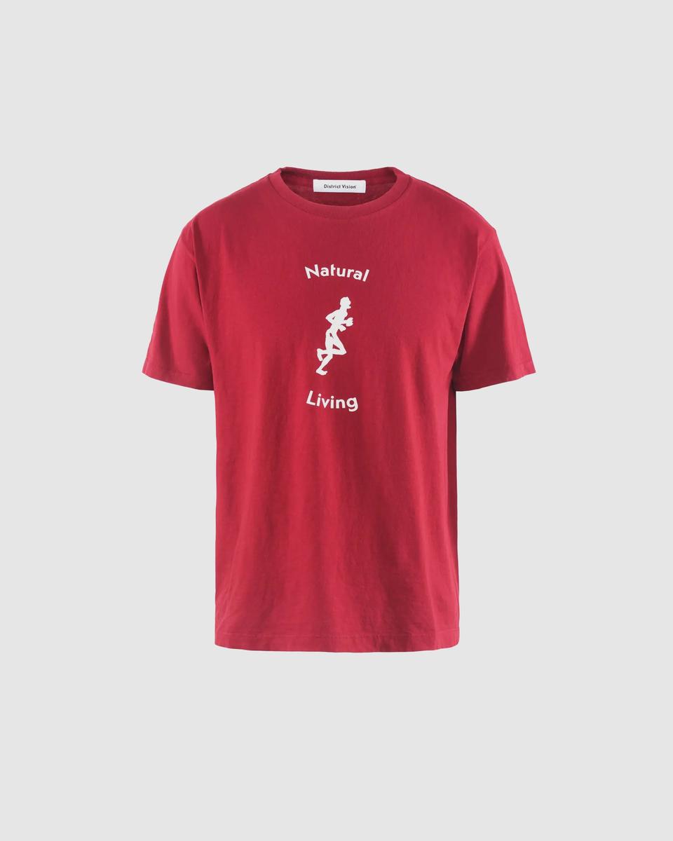 District Vision - California Cotton Tee - Red Living – grocery
