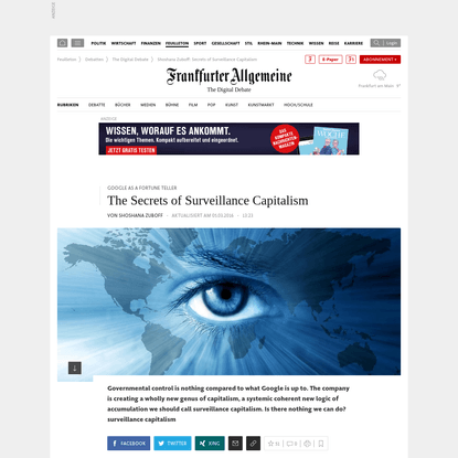 Google as a Fortune Teller: The Secrets of Surveillance Capitalism