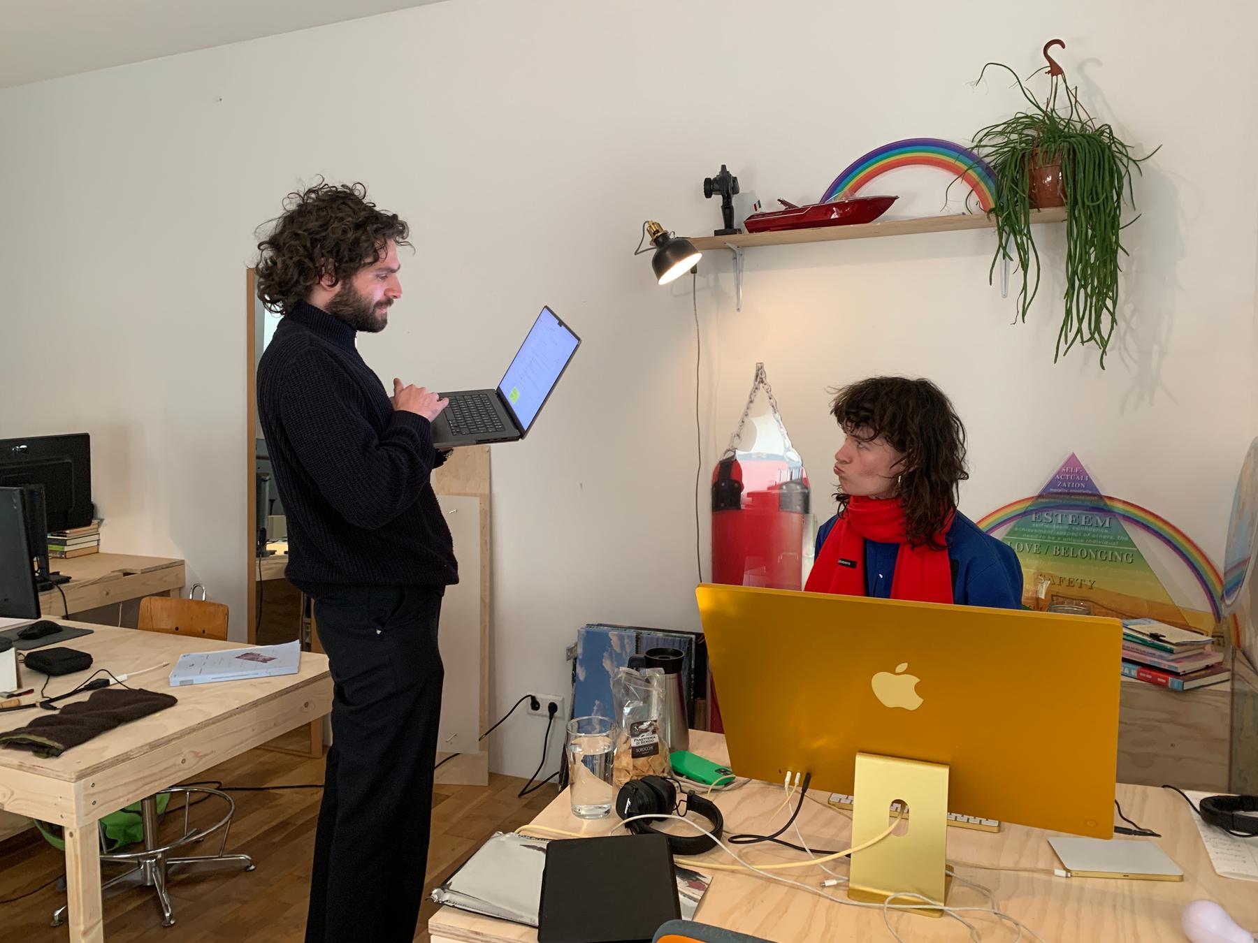 Jack and Emma talk biz