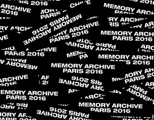 PARIS 2016 - MEMORY ARCHIVE | EDITORIAL DESIGN