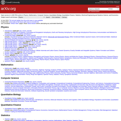 arXiv.org e-Print archive