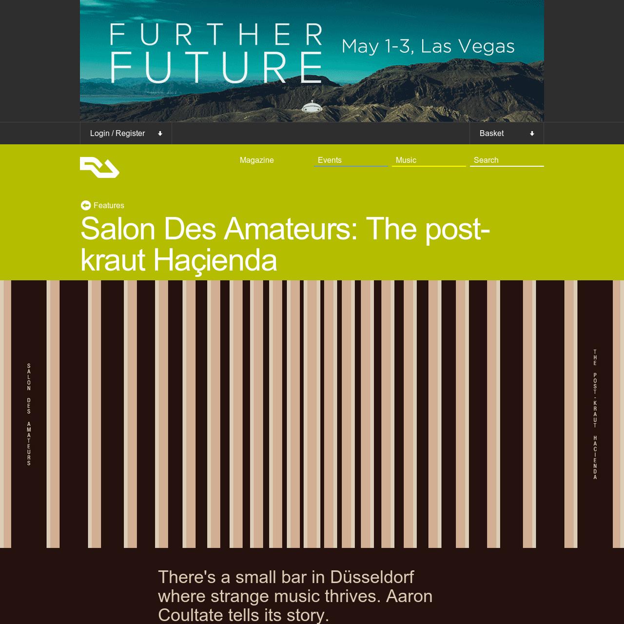 Salon Des Amateurs: The post-kraut Haçienda