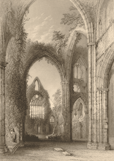 The Ruins of Tintern Abbey (c.1870 / Etching/engraving) - Arthur Willmore, after William Henry Bartlett