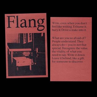 Some words set in Flang, my first typeface. 2017.