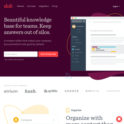 Slab - Beautiful Team Knowledge