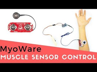 Use your muscles to control anything with Arduino! MyoWare Muscle Sensor