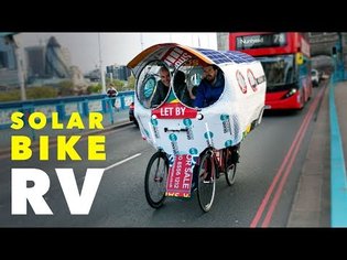 Solar Bicycle Camper - The Pedal-Powered Motorhome